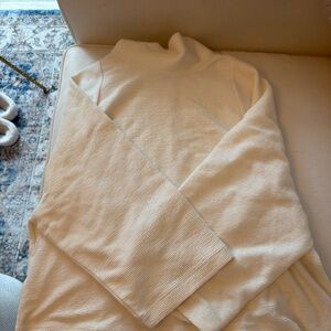 Madewell white long sleeve top size XS
